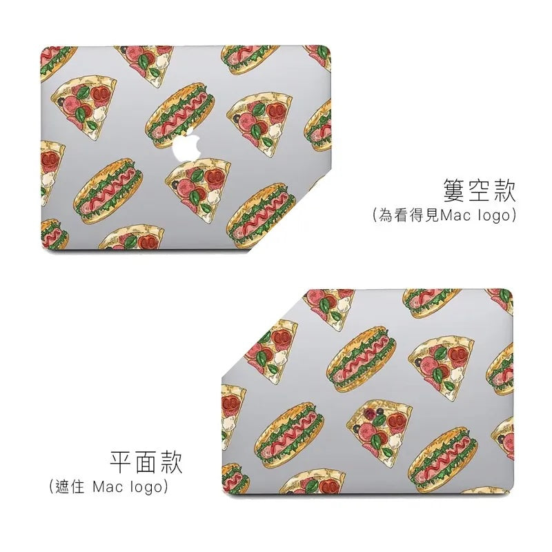 This is us design series pizza hot dog Macbook case
