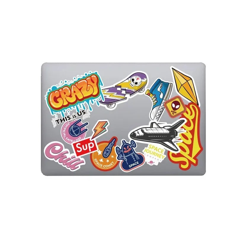 This is us design series Explosion sticker - Space Macbook case