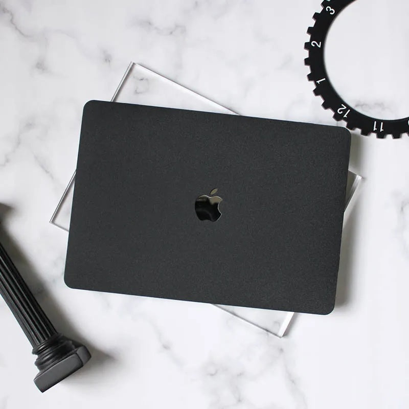 Black Frosted Macbook Case