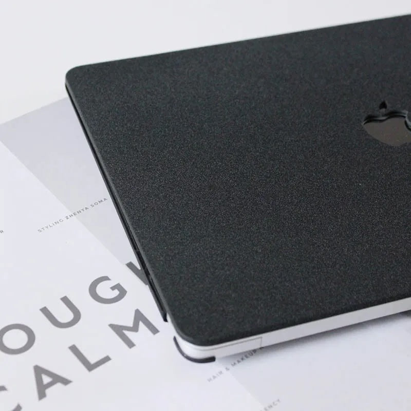 Black Frosted Macbook Case