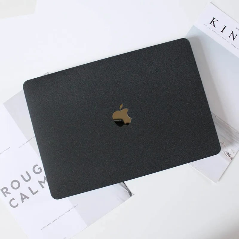 Black Frosted Macbook Case
