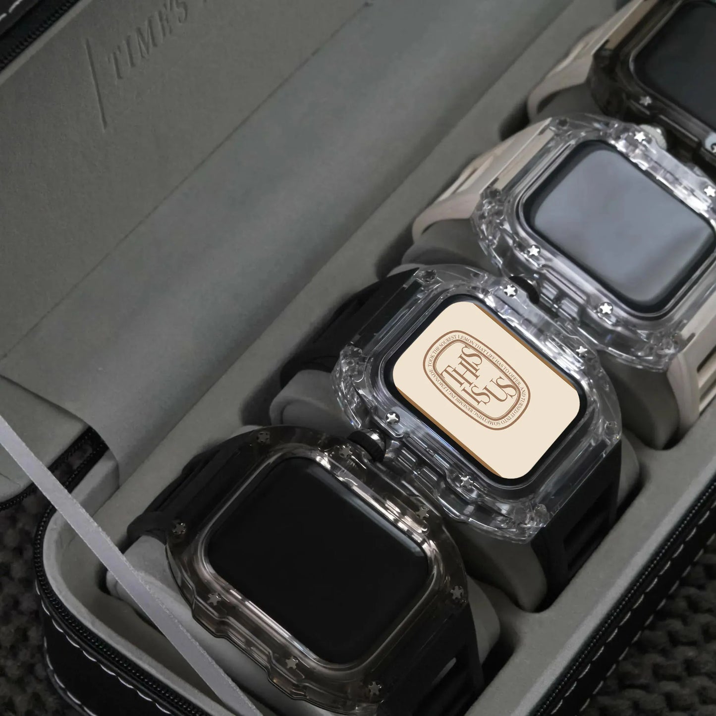 Fluorine Rubber Full Coverage Silicone Apple Watch Band