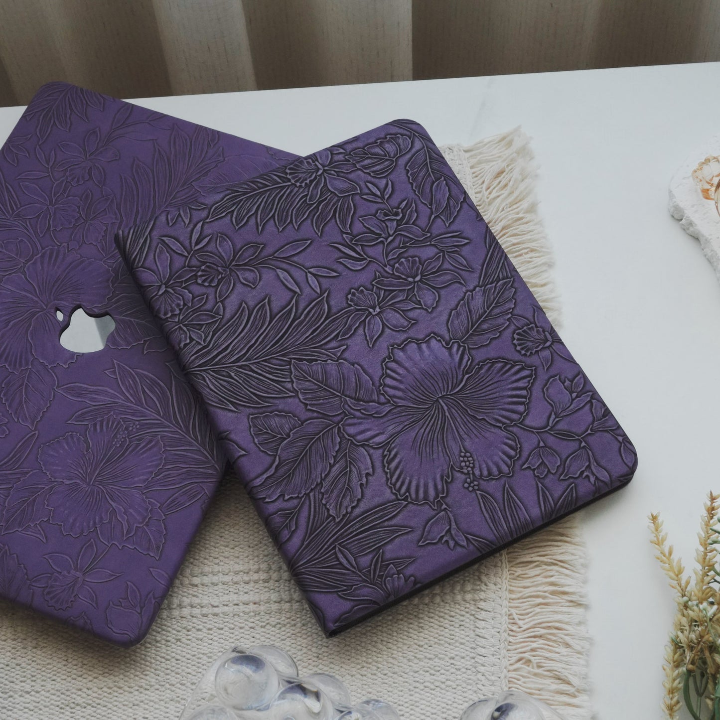 This Is Us Exquisite Embossing ♾ Cool Purple Pencil Magnetic Slot iPad Case