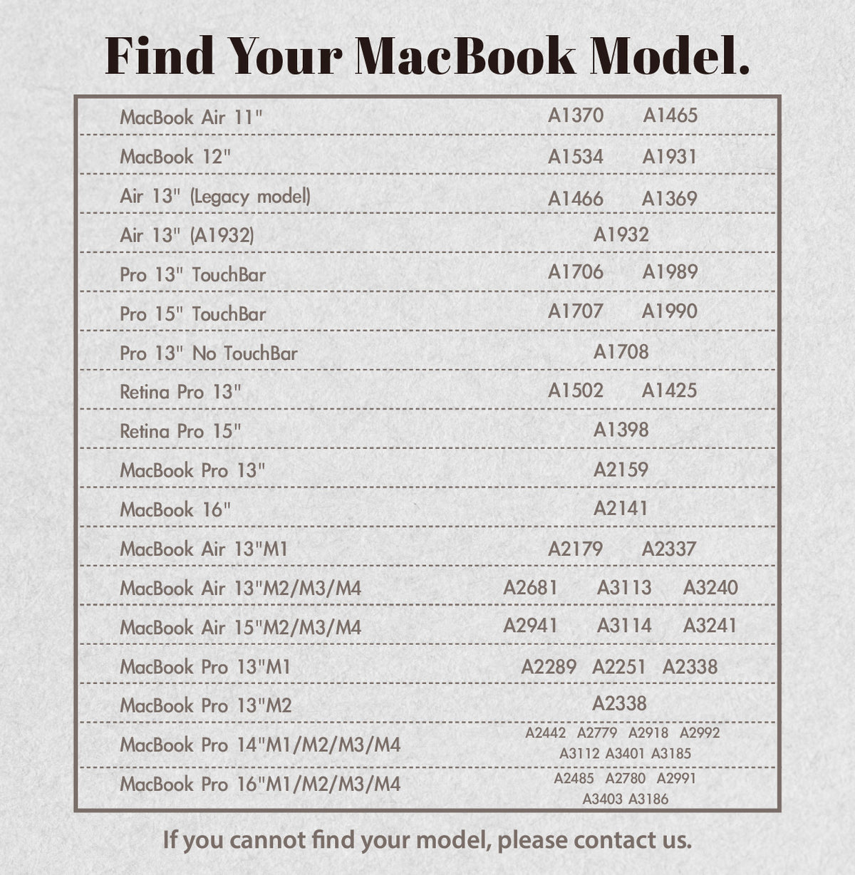 Hazelnut Macbook Keyboard Cover