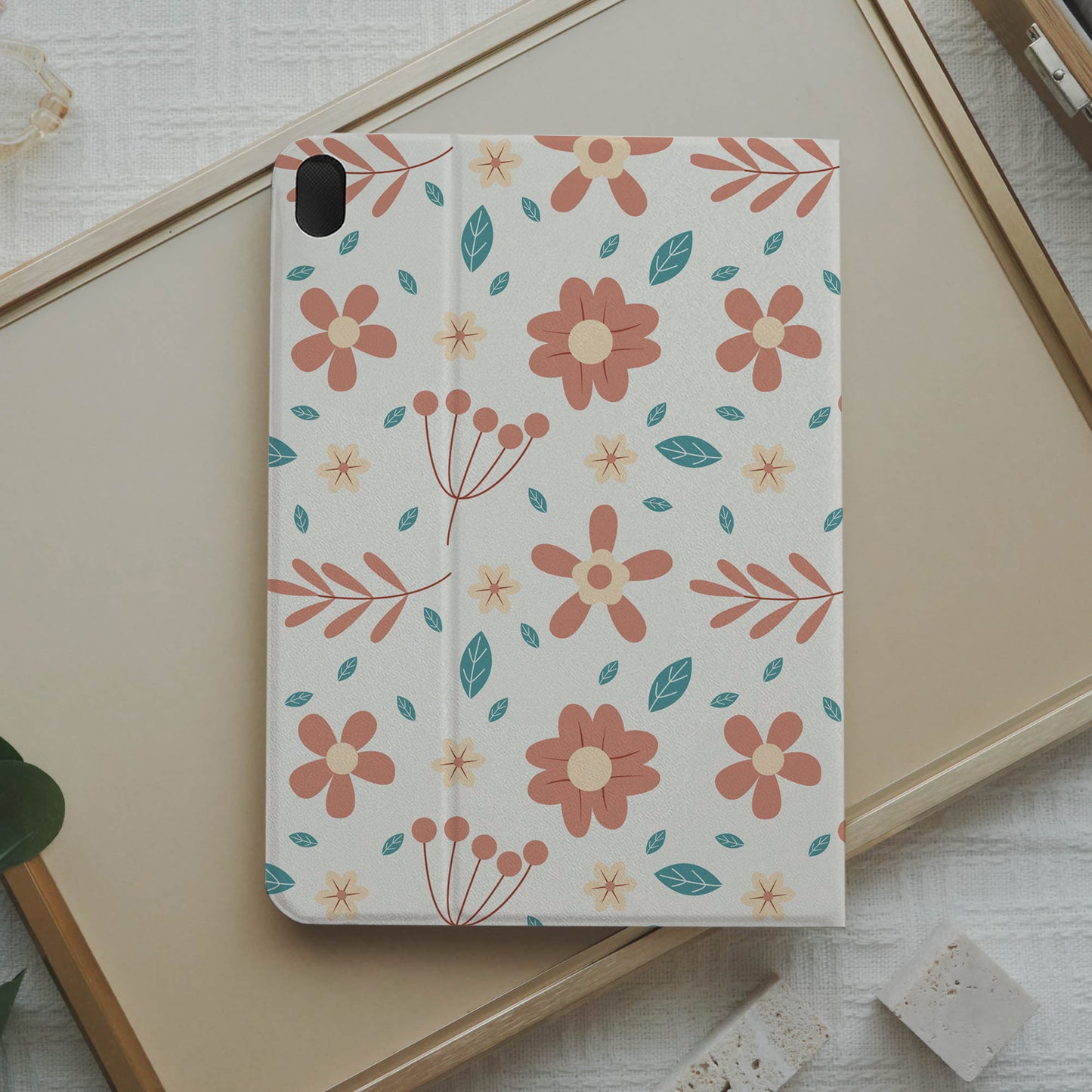 Design Blossom Breeze Pencil Magnetic Pen Slot iPad Protective Case