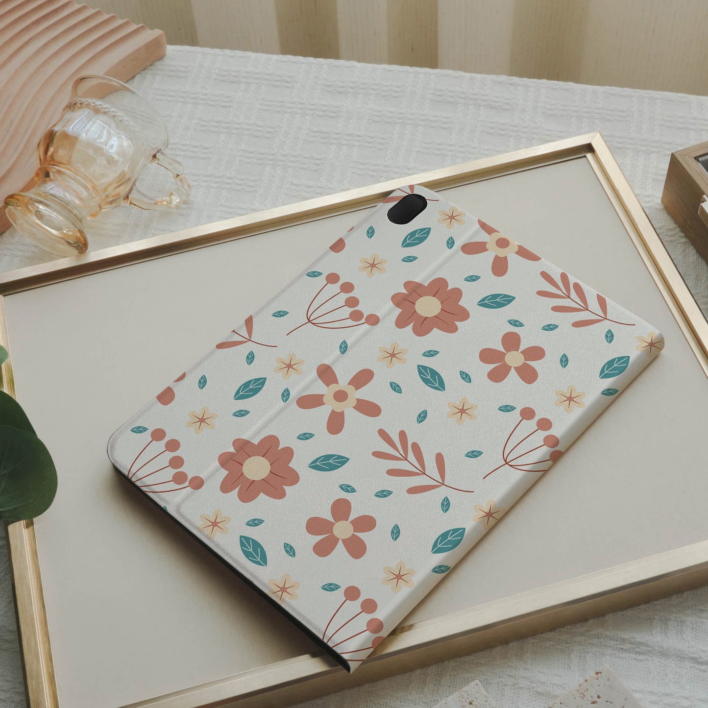 Design Blossom Breeze Pencil Magnetic Pen Slot iPad Protective Case