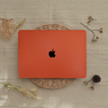 Lychee Texture Bright Orange ♾ MacBook Case