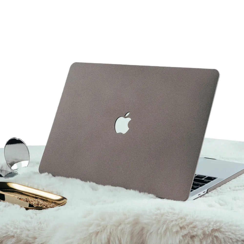 Morandi Mocha Frosted Macbook Case