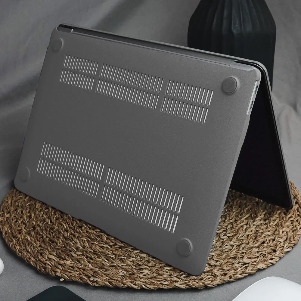 Deep gray Frosted Macbook Case