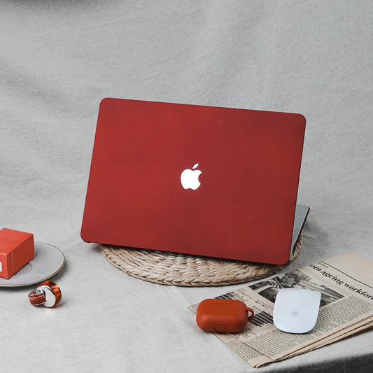 Venetian Red Frosted Macbook Case