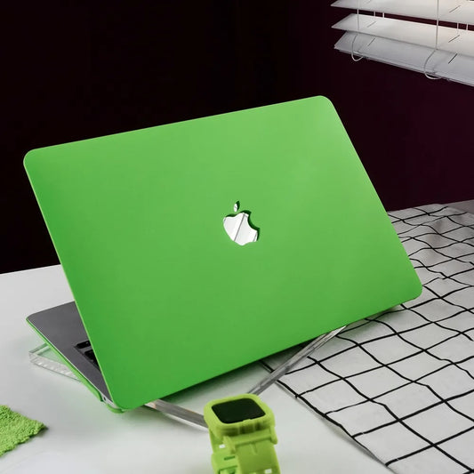 Fluorescent Green Frosted Macbook Case