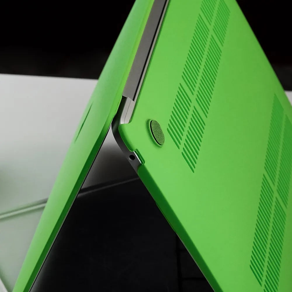 Fluorescent Green Frosted Macbook Case