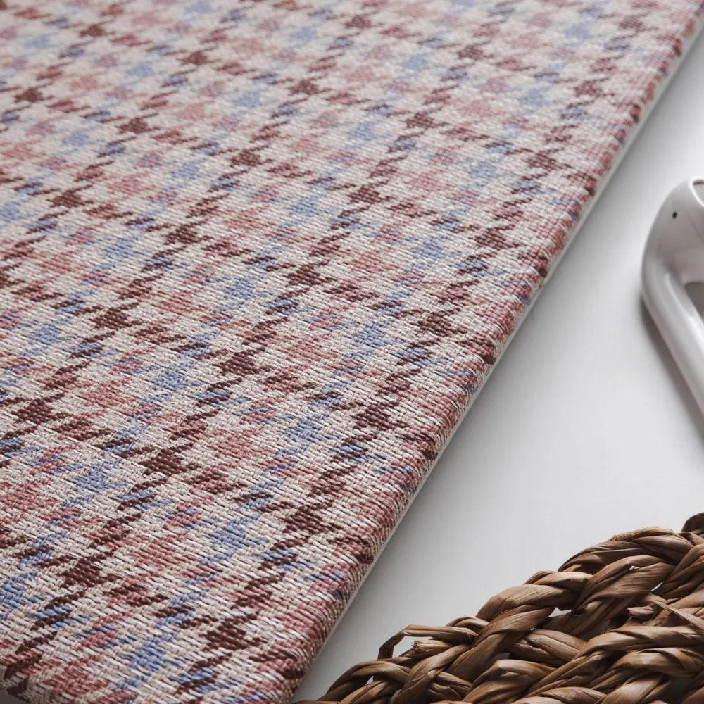 Houndstooth Leather Purple Macbook Case