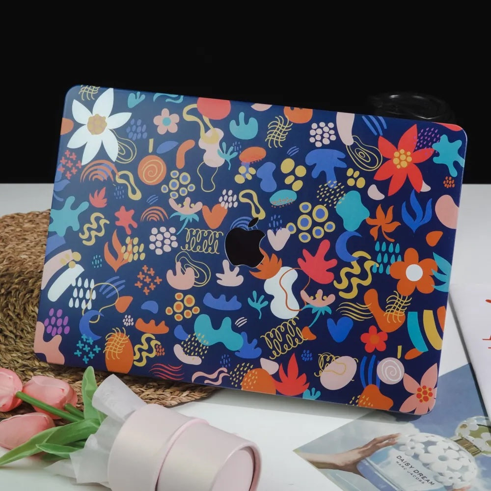 This Is Us Design - Summer Night Flowers Macbook Case