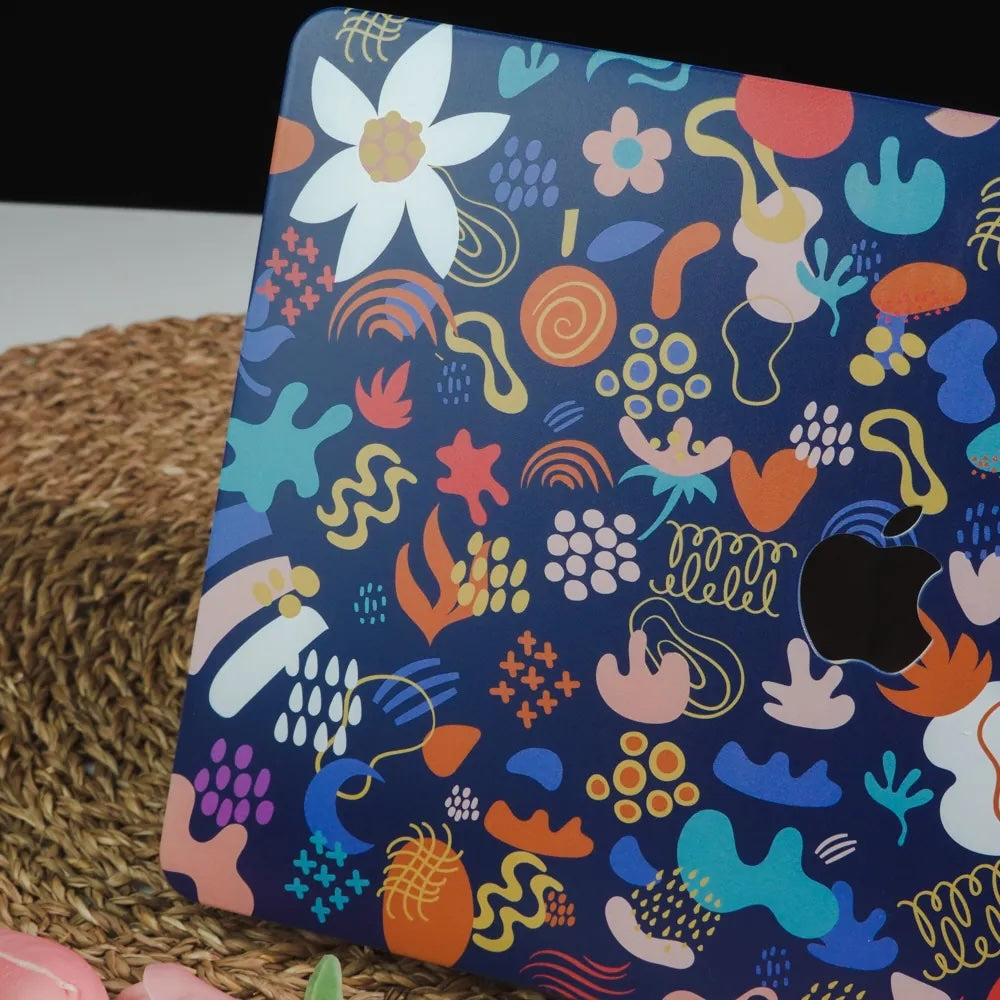 This Is Us Design - Summer Night Flowers Macbook Case