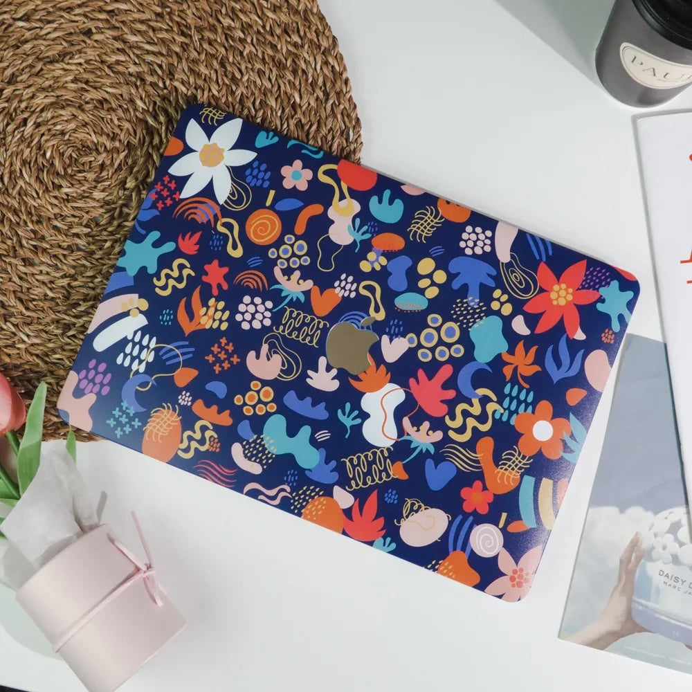 This Is Us Design - Summer Night Flowers Macbook Case