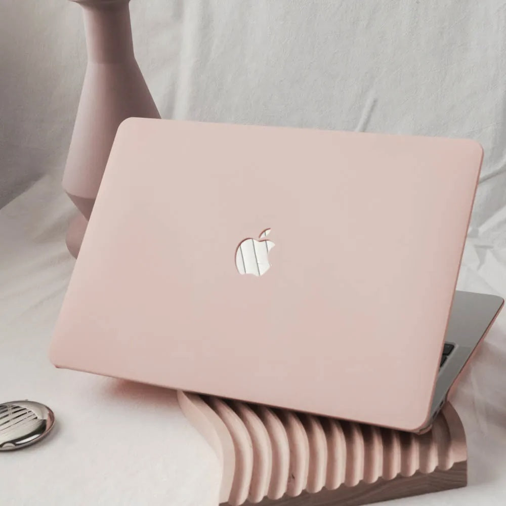 Cream Pink Macbook Case
