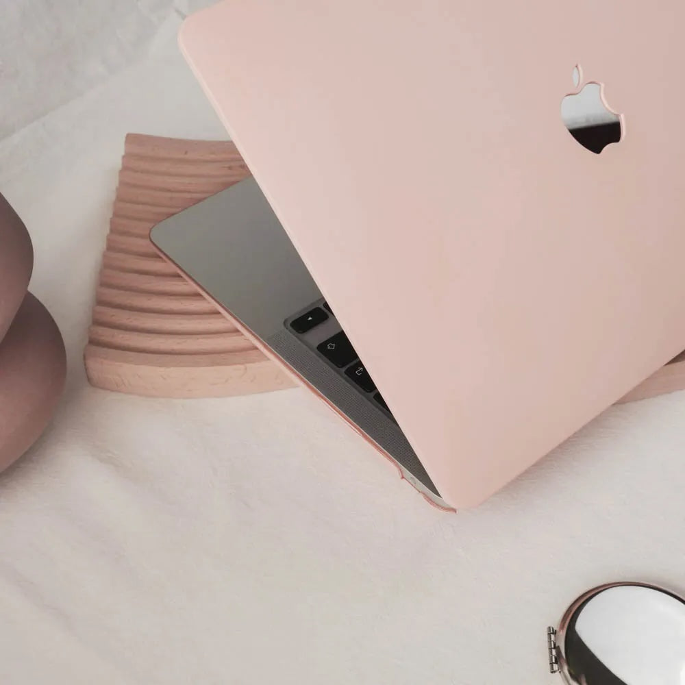 Cream Pink Macbook Case