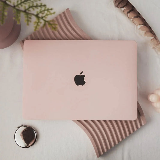 Cream Pink Macbook Case