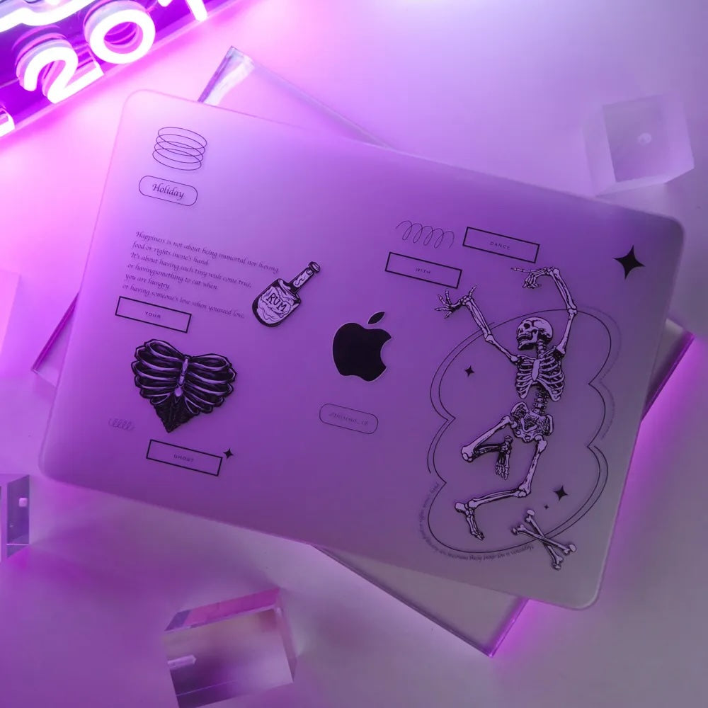 This Is Us Design -Carnival Skeleton Macbook Case