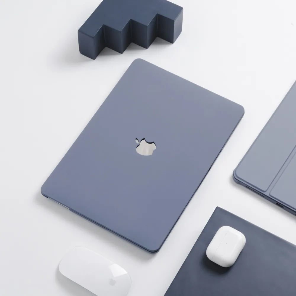 Cream Pale Lavender Macbook Case