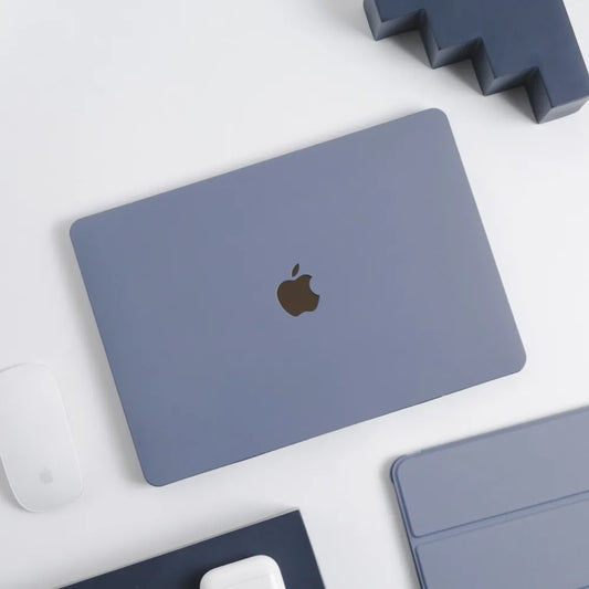 Cream Pale Lavender Macbook Case