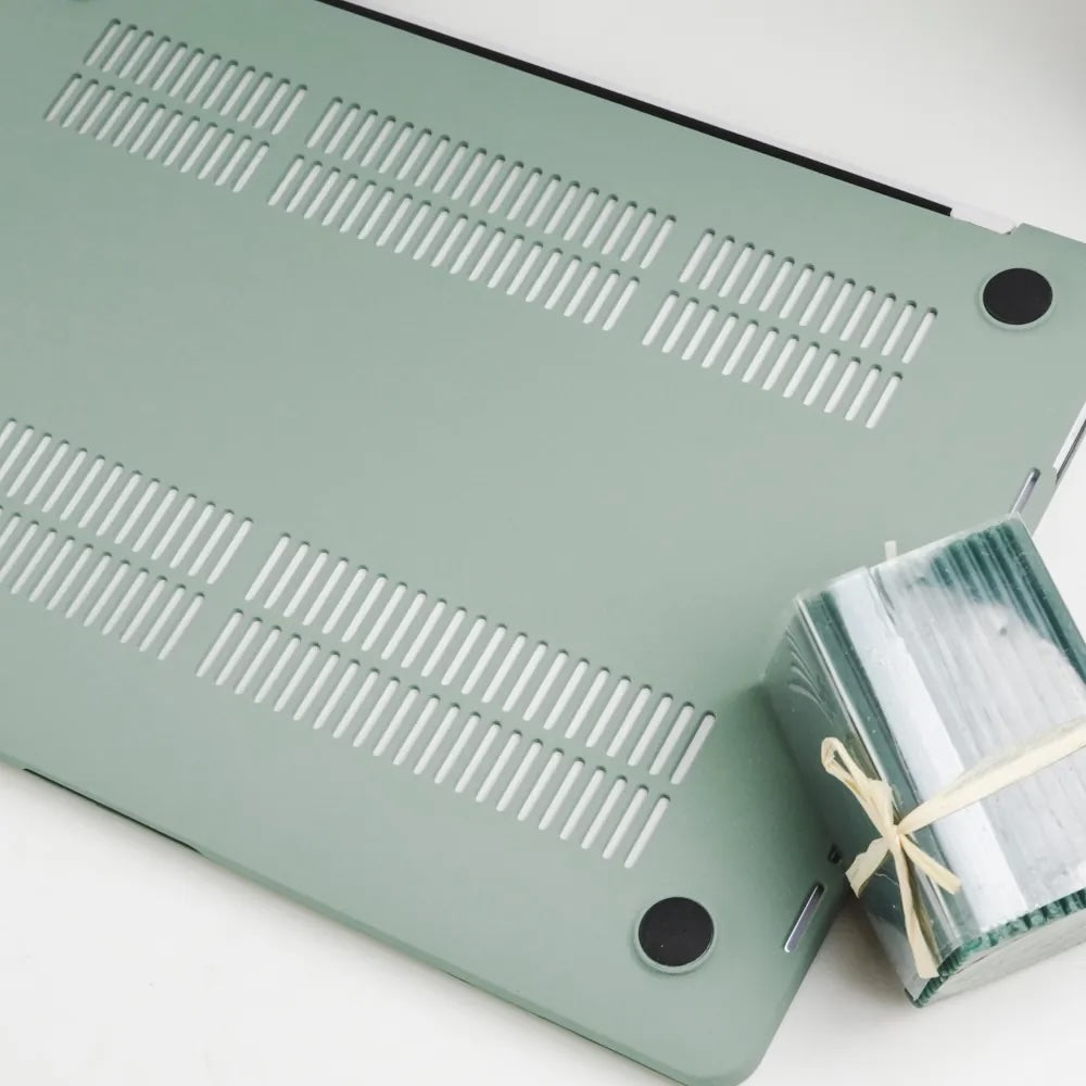 Turquoise Green Frosted Macbook Case