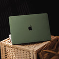 Army Green Frosted Macbook Case