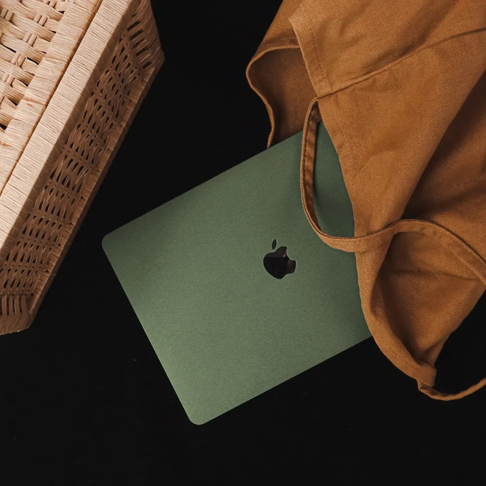 Army Green Frosted Macbook Case