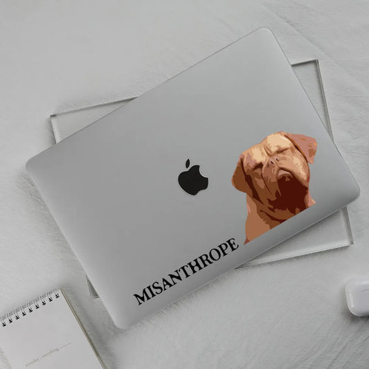 This Is Us Design - world-weary old dog Macbook Case