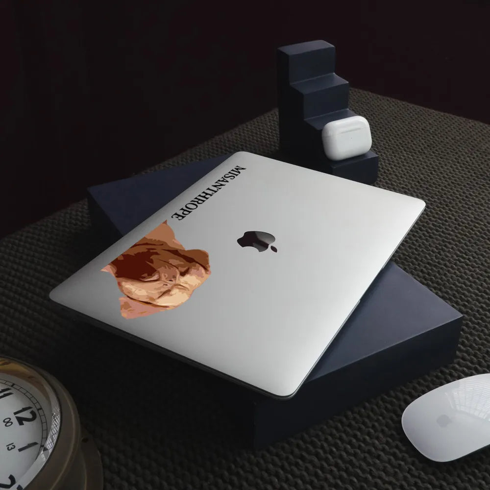 This Is Us Design - world-weary old dog Macbook Case