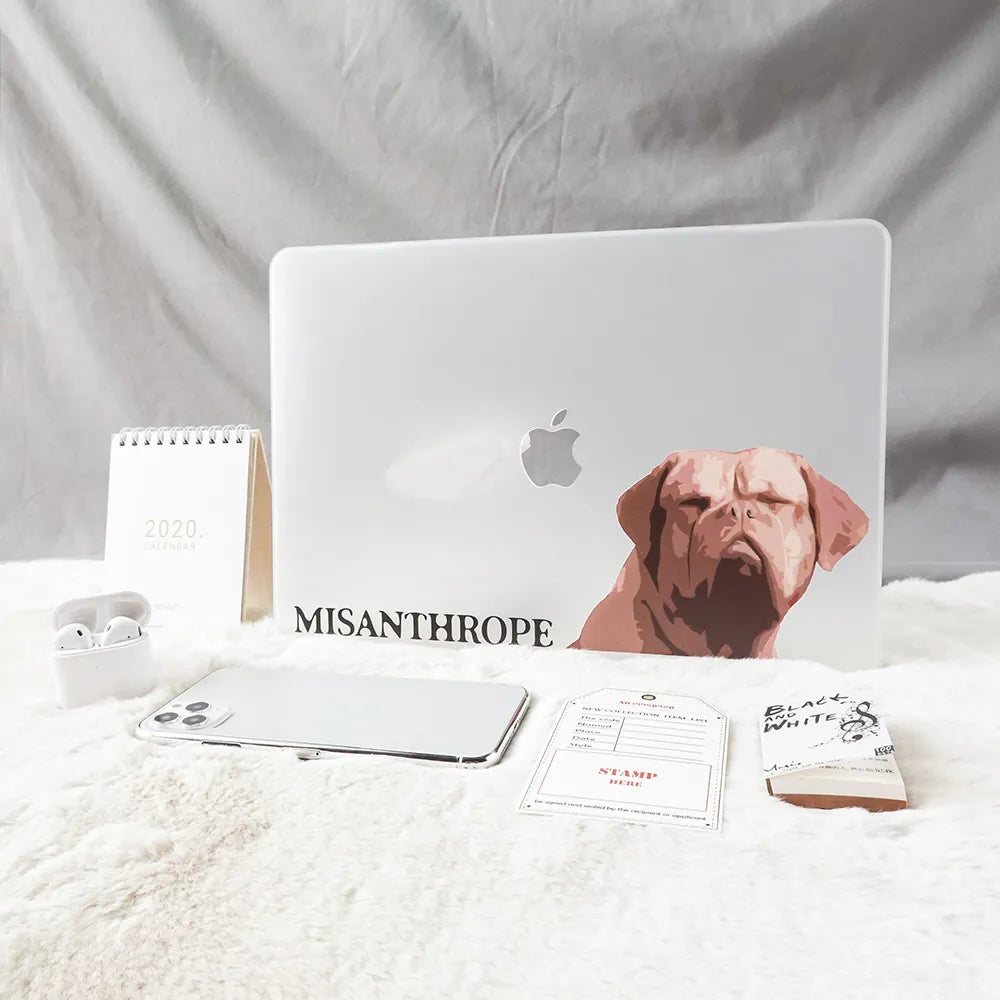 This Is Us Design - world-weary old dog Macbook Case