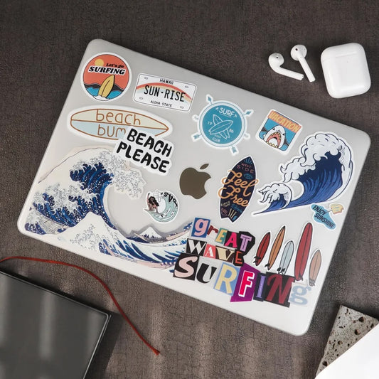 This Is Us Design - Wave Stickers Macbook Case