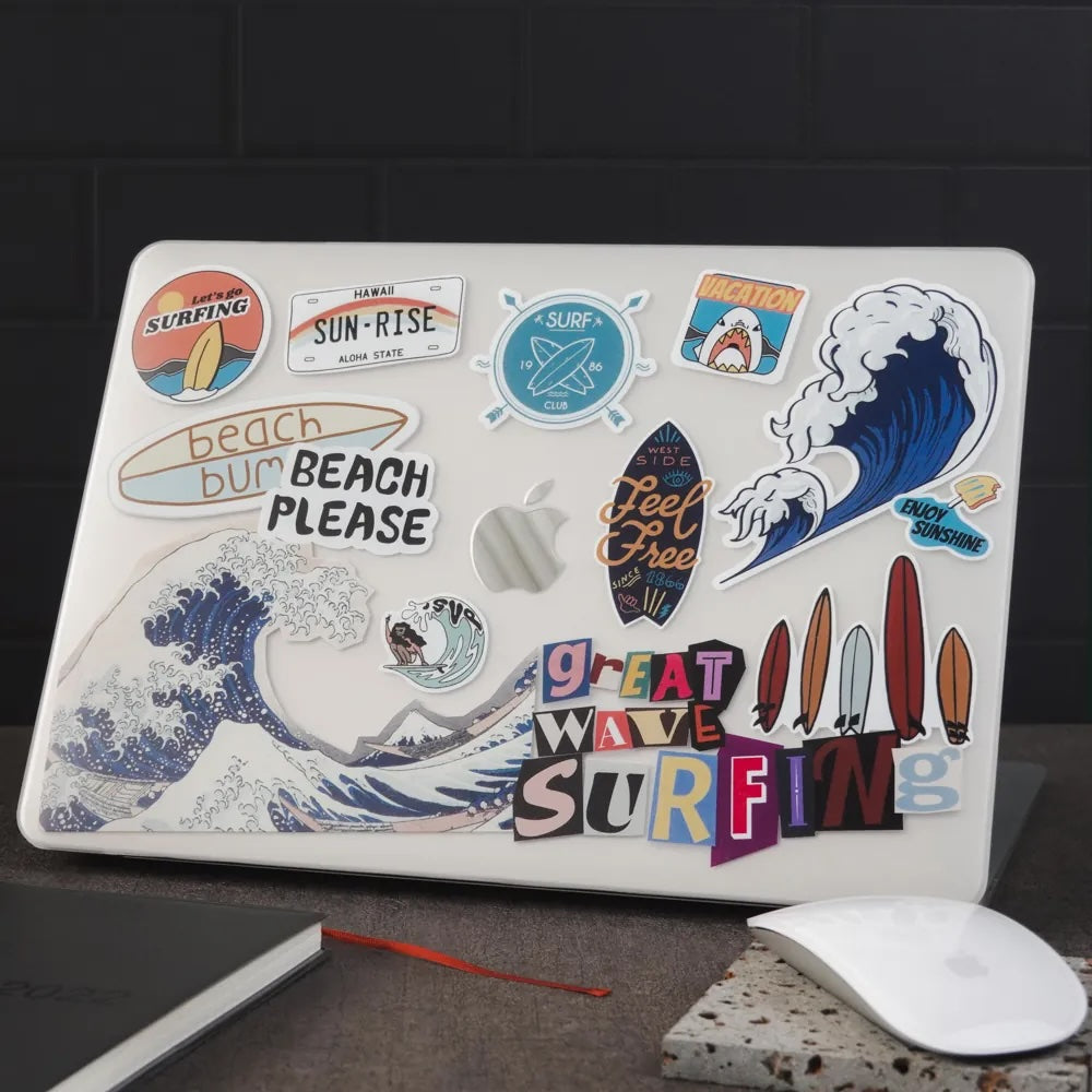 This Is Us Design - Wave Stickers Macbook Case