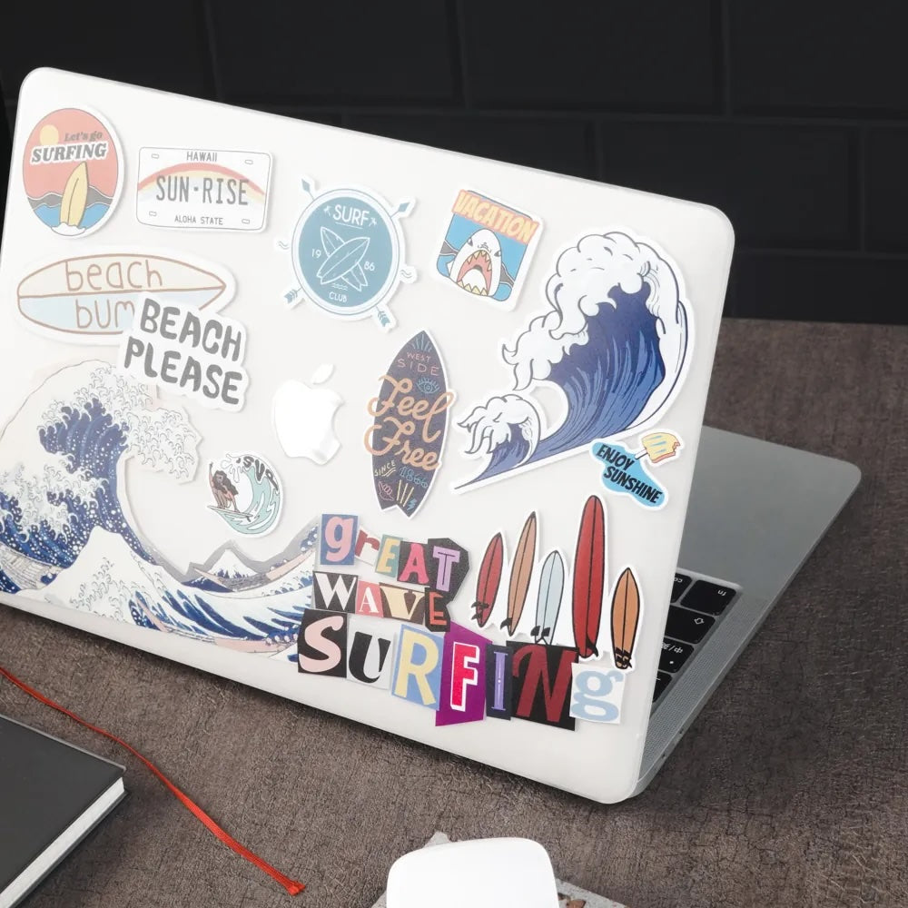 This Is Us Design - Wave Stickers Macbook Case