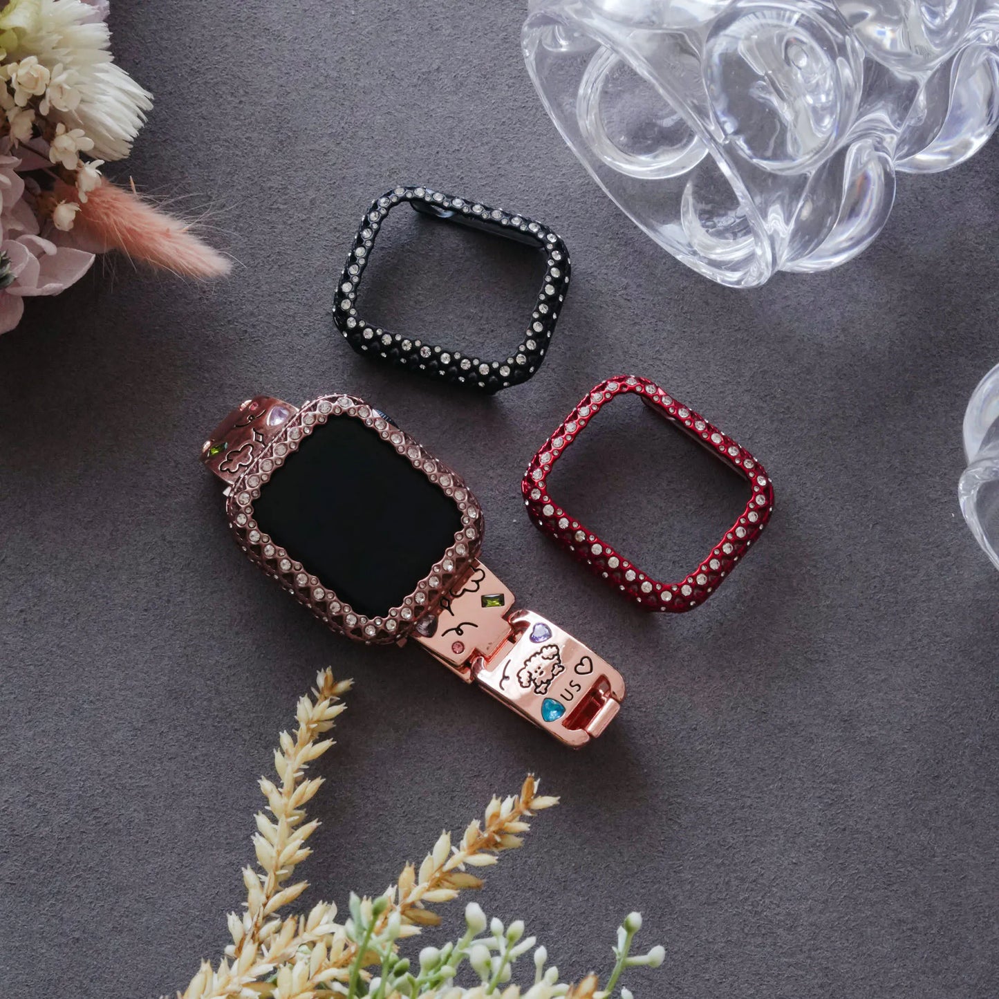 Metallic Diamond-style Premium Protection Case for Apple Watch