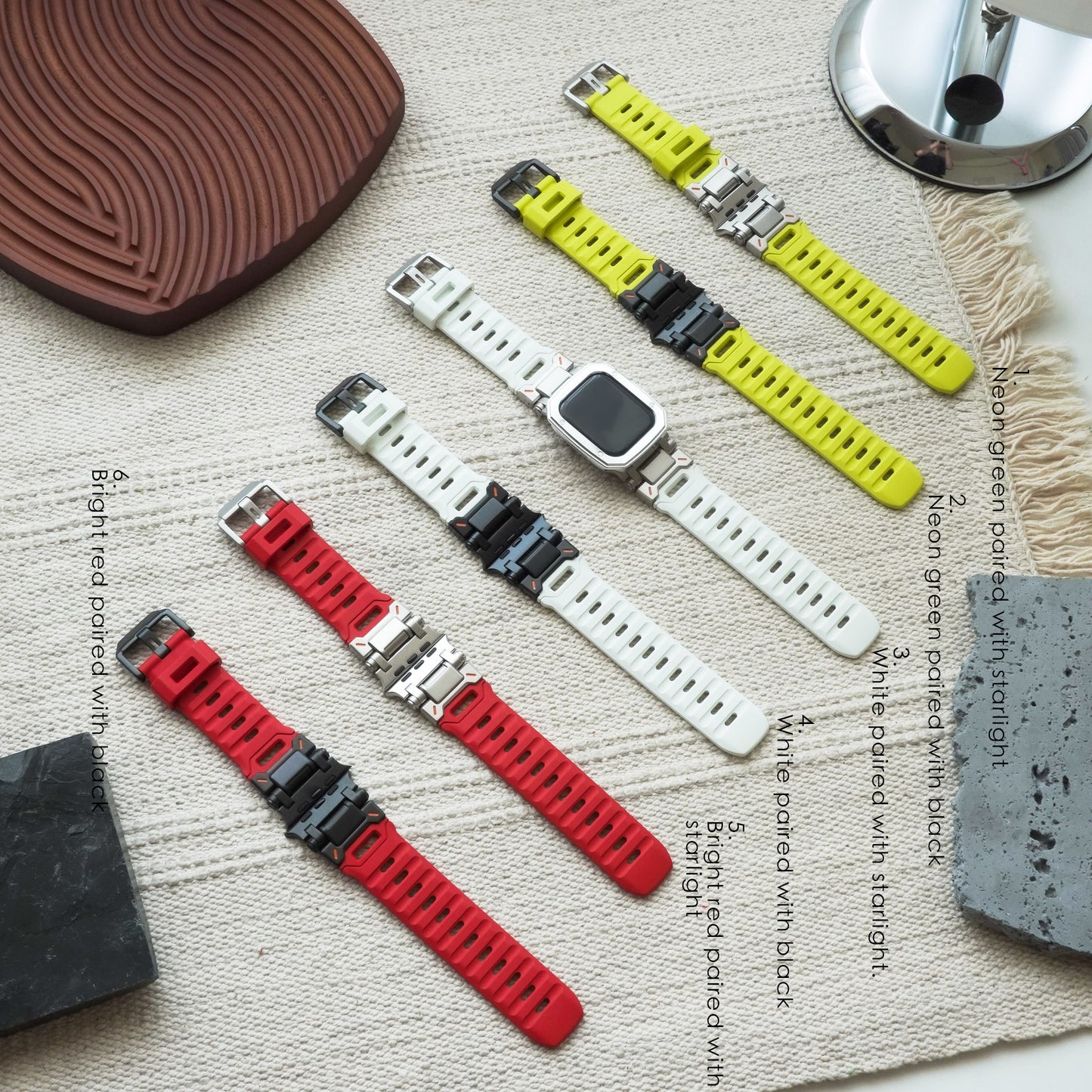 Silicone Outdoor Explorer Apple Watch strap