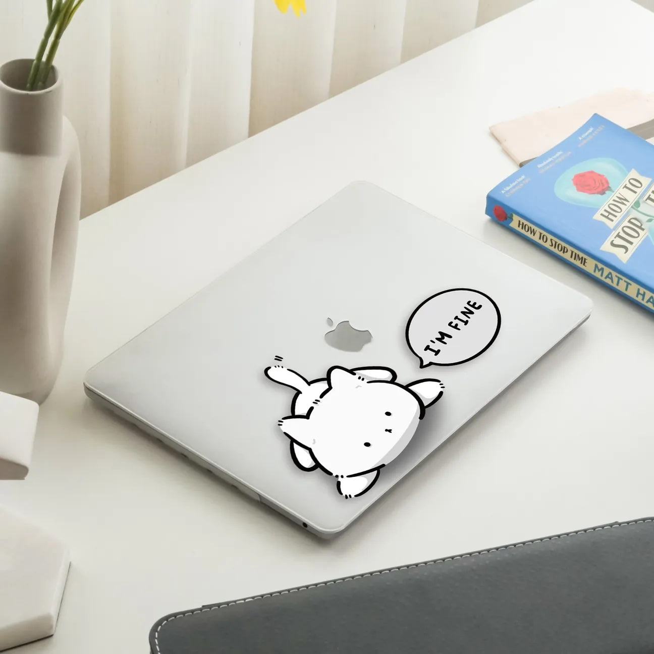 This Is Us Design - I'm Fine Cat Macbook Case
