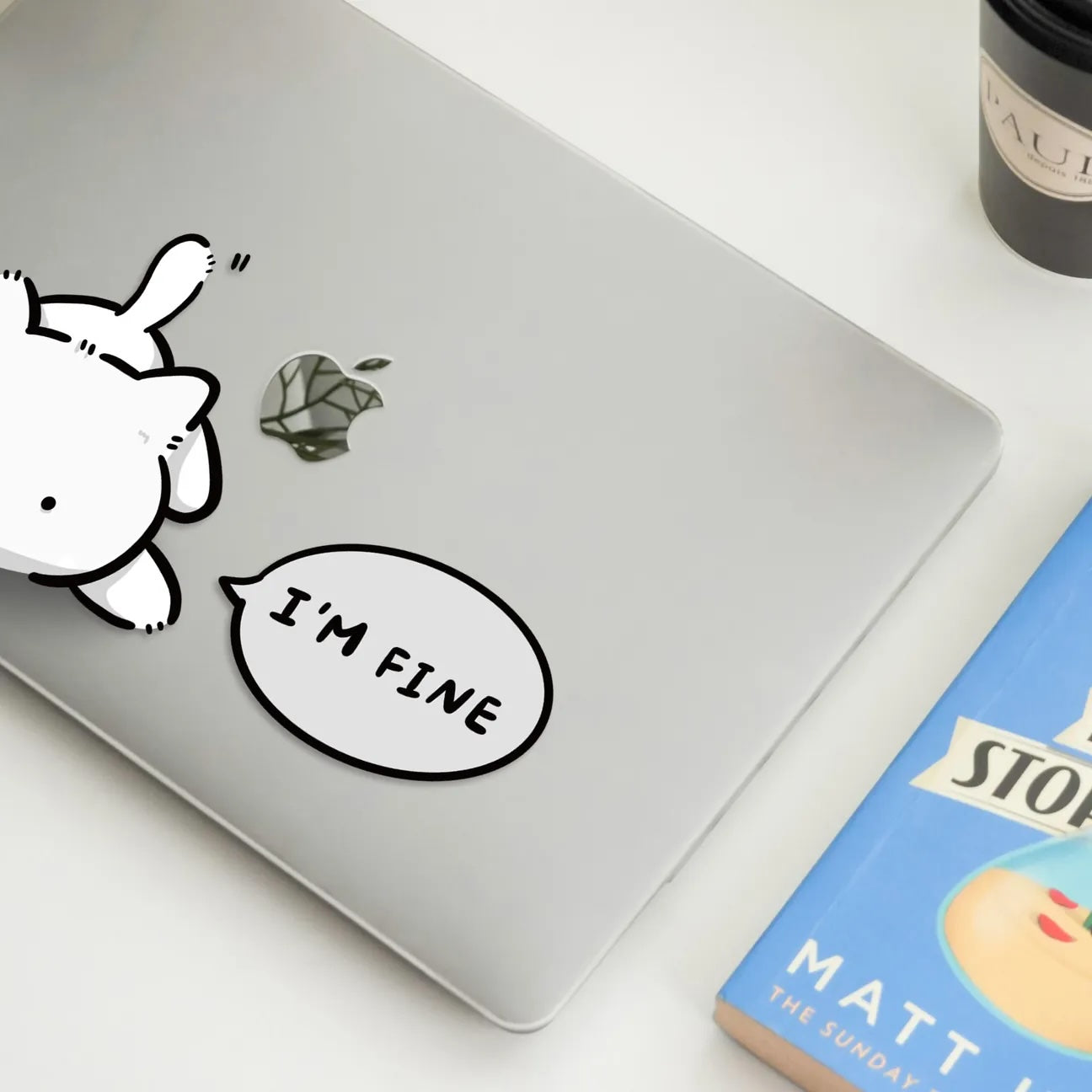 This Is Us Design - I'm Fine Cat Macbook Case