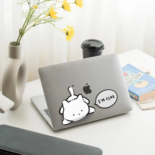 This Is Us Design - I'm Fine Cat Macbook Case