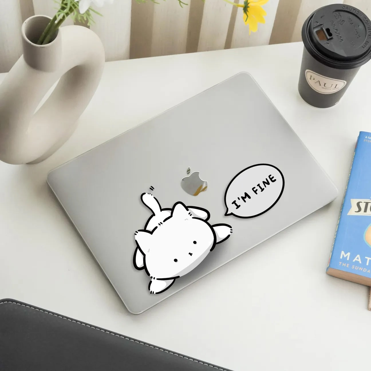 This Is Us Design - I'm Fine Cat Macbook Case