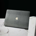 Grey Crocodile Leather Macbook Case