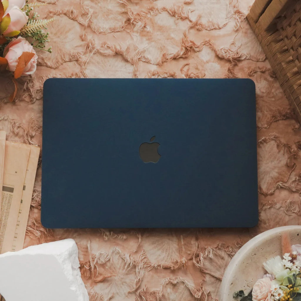 Cobalt blue Frosted Macbook Case