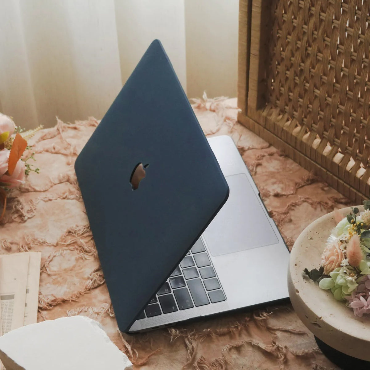 Cobalt blue Frosted Macbook Case