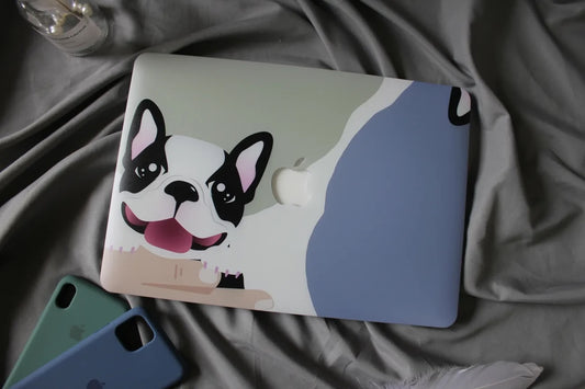 This is us design series French Bulldog good friend Macbook case