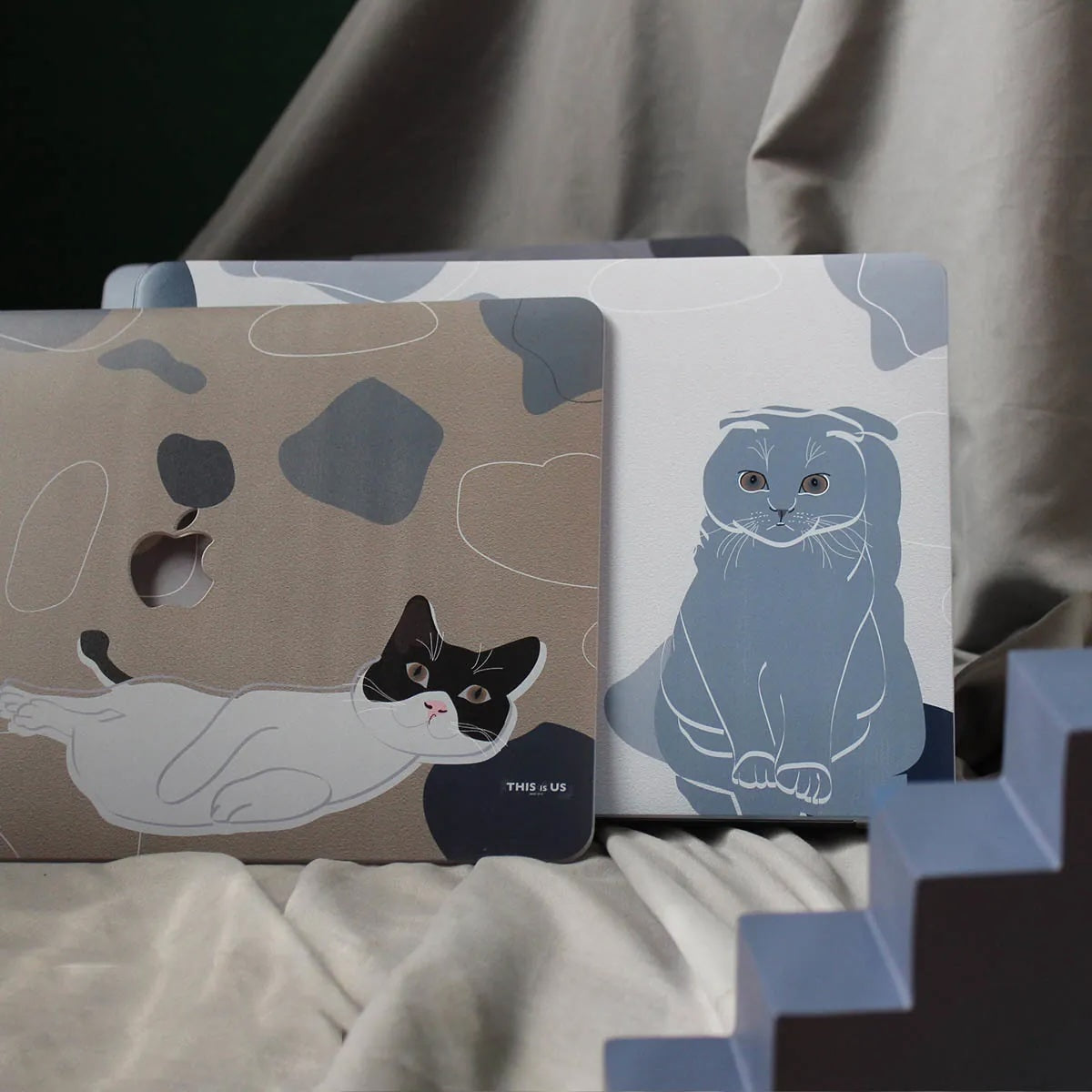 This is us design series Cute Cats Macbook case