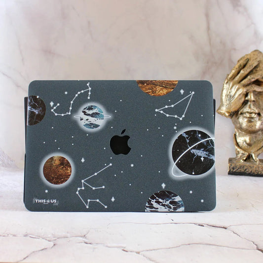 This is us design series Cobalt Blue Planet Macbook case（Rough)