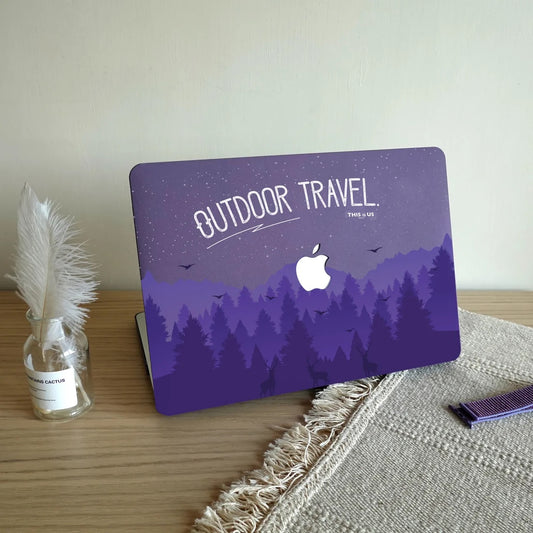 This is us design Outdoor night Macbook case