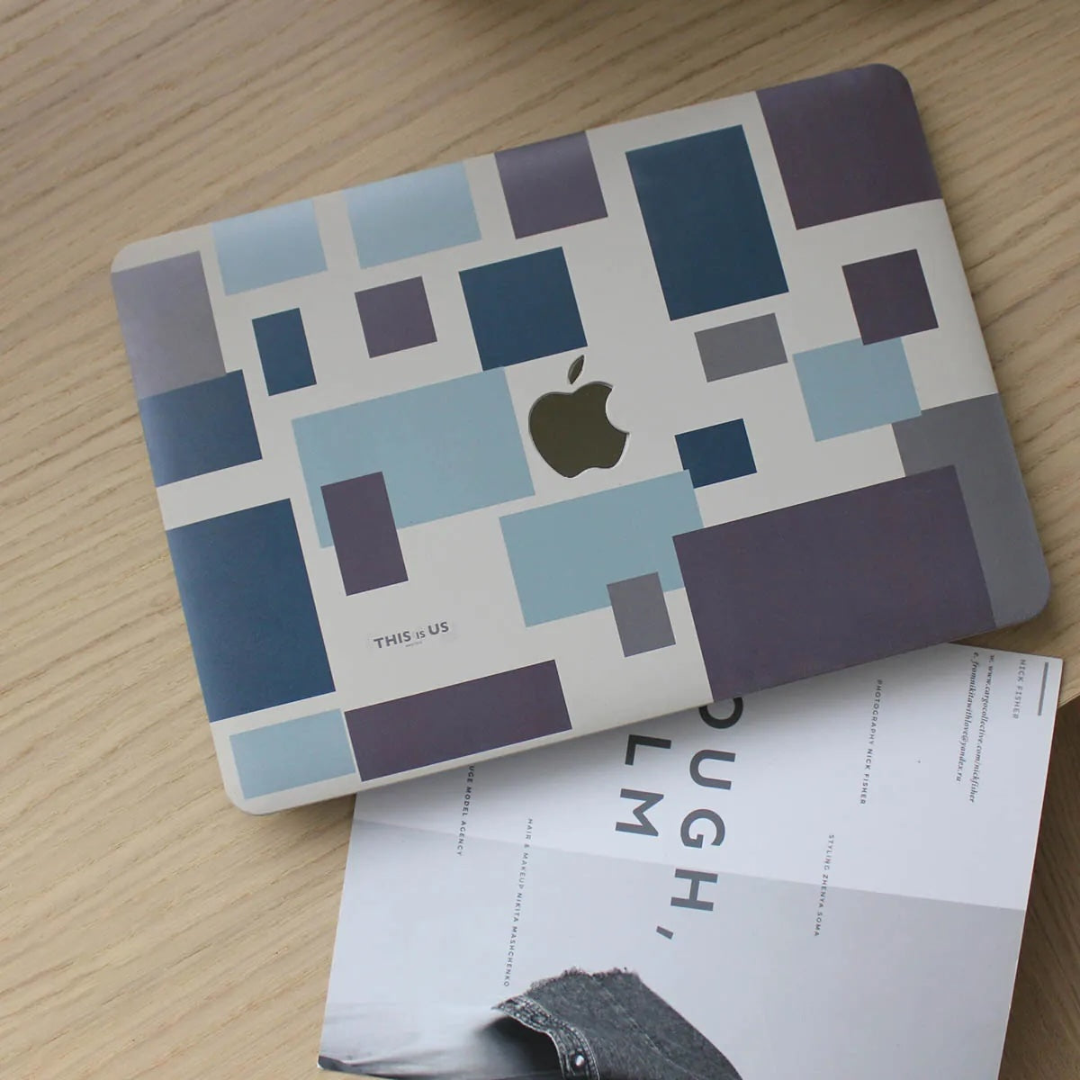 This is us design series geometry Macbook case
