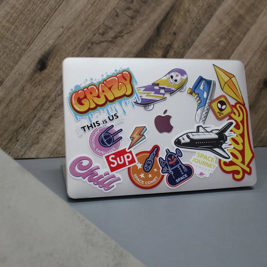 This is us design series Explosion sticker - Space Macbook case